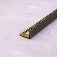 Латунный античная бронза Г-образный профиль ЛГ10 под керамическую плитку