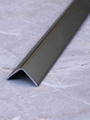 Алюмин. уголок без отверстий У10 бронза/матовое 2,7м, шт.