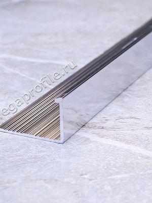 Алюмин. Г-обр. профиль ПА-Г12 серебро/глянец 2,7м, шт.