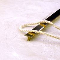 Латунный полированный Т-образный профиль ЛТ13 для напольных покрытий