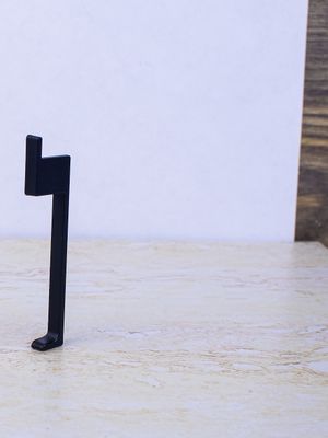 Заглушка алюмин. для ТП60 LED черный/матовое (пара)