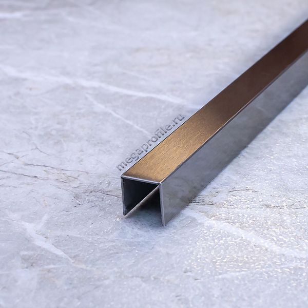 П-образный профиль из нержавеющей стали 10/10мм СтП10/10