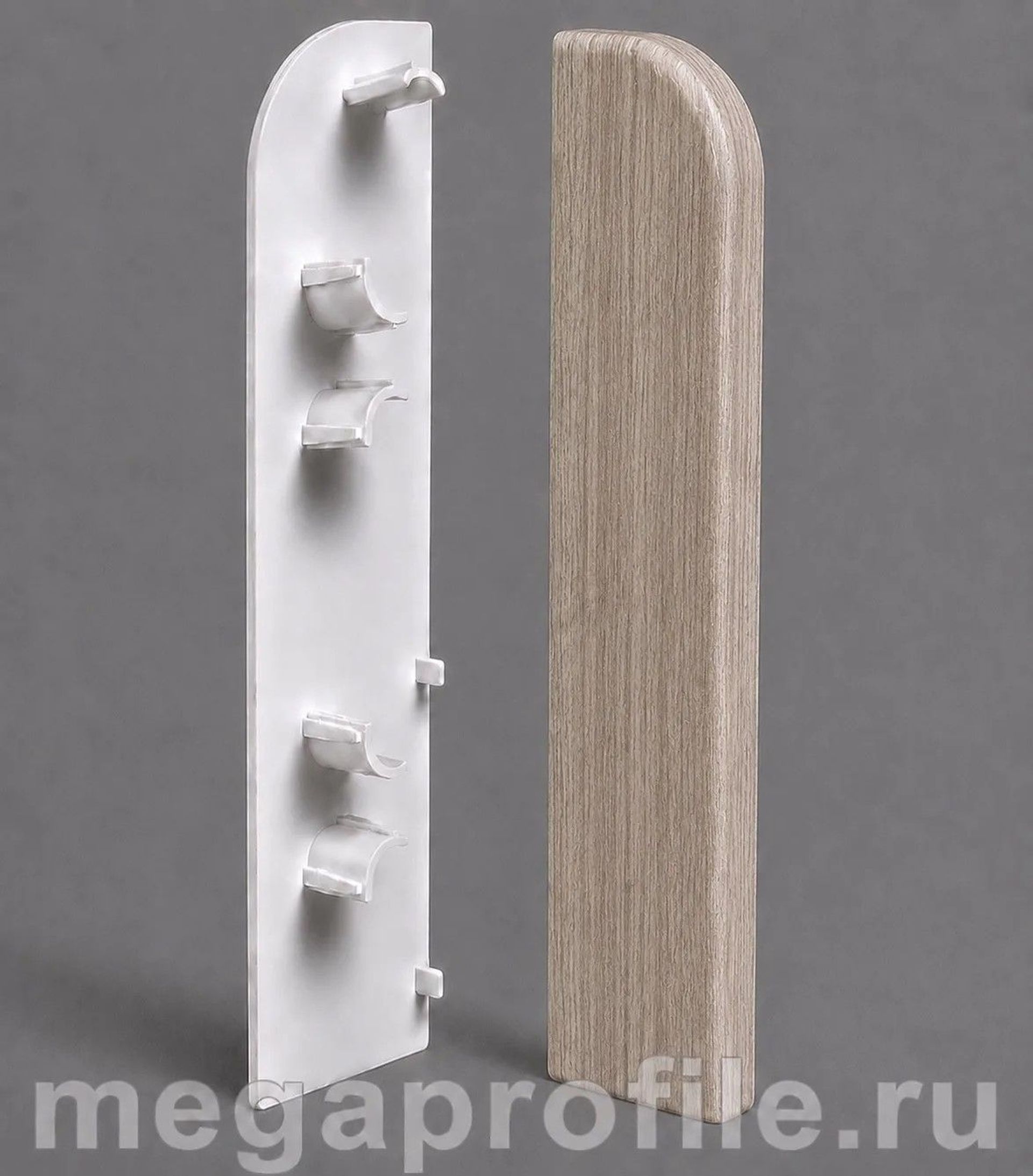 Заглушки КлсСофт 80мм акация 424, Comfort Classic Soft80 (пара)