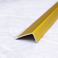 Алюмин. уголок 10/20 без отверстий УА20 золото/матовое 2,7м, шт.