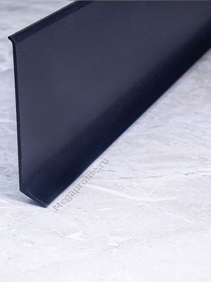 Плинтус алюмин. ПЛ100 напольный черный/муар 2.5м, шт.