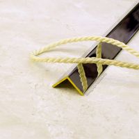 Латунный хромированный угол без отверстий ЛУ15