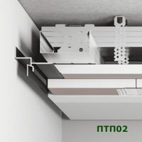 Профиль теневой по толочный ПТП02 черный/матовый 2.5м, шт.