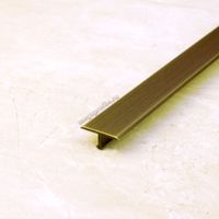 Латунный античная бронза Т-образный профиль ЛТ18 для напольных покрытий