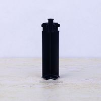 Угол внутренний алюмин. для ТП80 LED черный/матовое