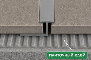 Алюминиевый Z-образный профиль 10мм ПС10