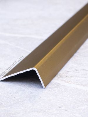 Алюмин. уголок 10/20 без отверстий УА20 медь/матовое 2,7м, шт.