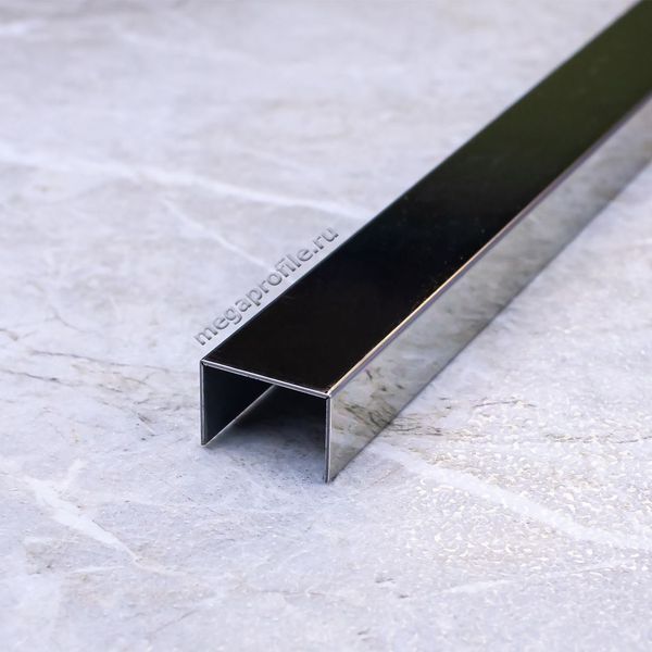 П-образный профиль из нержавеющей стали 15/10мм СтП15/10