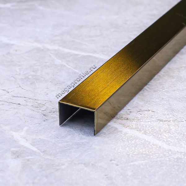 П-образный профиль из нержавеющей стали 15/10мм СтП15/10