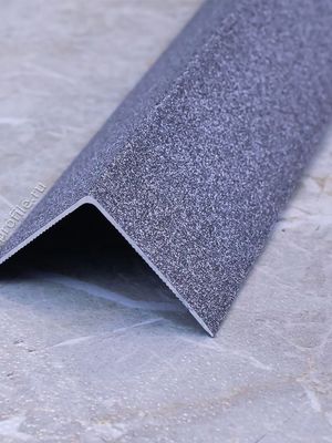 Алюмин. уголок без отверстий У40 серый/муар 2,7м, шт.