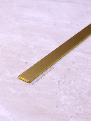 Полоса латунная 10мм брашированная ЛПЛ10