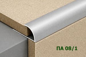 Алюминиевая раскладка для плитки 8мм ПА08/1