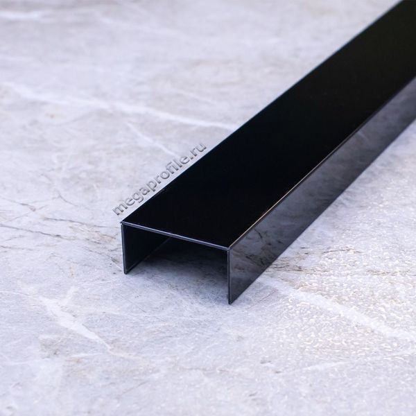 П-образный профиль из нержавеющей стали 20/10мм СтП20/10