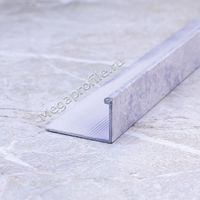 Алюмин. Г-обр. профиль ПА-Г12 бетон-светлый/муар 2,7м, шт.