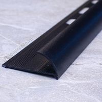 Алюмин. нар. профиль ПА09 черный/муар 2,7м, шт.