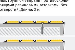 Алюминиевый порог угловой 138мм ПУ30/138