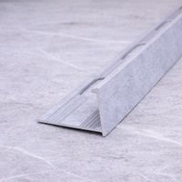 Алюмин. Г-обр. профиль ПА-Г10/1 бетон-светлый/муар 2,7м, шт.