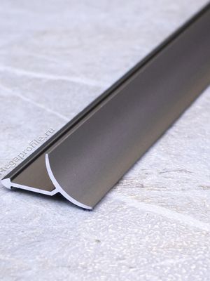 Алюмин. вн. профиль универ. ПВУ бетон-светлый/муар 2,7м, шт.