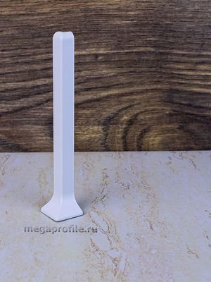 Угол наружный алюмин. для ПЛ100 белый/муар