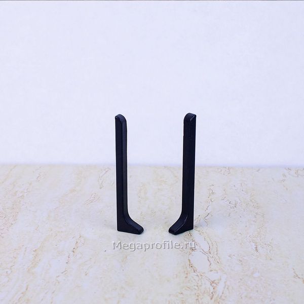 Заглушки алюминиевого плинтуса 60мм (пара) ПЛ60-ЗГ