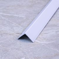 Алюмин. уголок без отверстий У10 белый/муар 2,7м, шт.