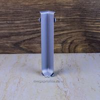 Угол внутренний алюмин. для ПЛ80 серебро/матовое