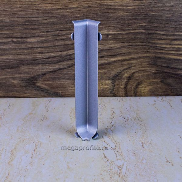 Угол внутренний для алюминиевого плинтуса 80мм ПЛ80-УВ