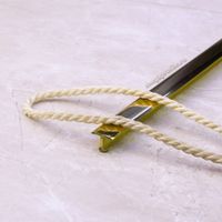 Латунный полированный Т-образный профиль ЛТ10 для напольных покрытий