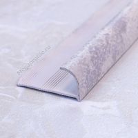 Алюмин. нар. профиль ПА08 бетон-светлый/муар 2,7м, шт.