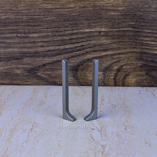 Заглушки алюминиевого плинтуса 60мм (пара) ПЛ60-ЗГ