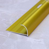 Алюмин. нар. профиль ПА12 золото/матовое 2,7м, шт.