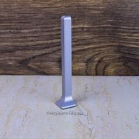 Угол наружный алюмин. для ПЛ100 серебро/матовое