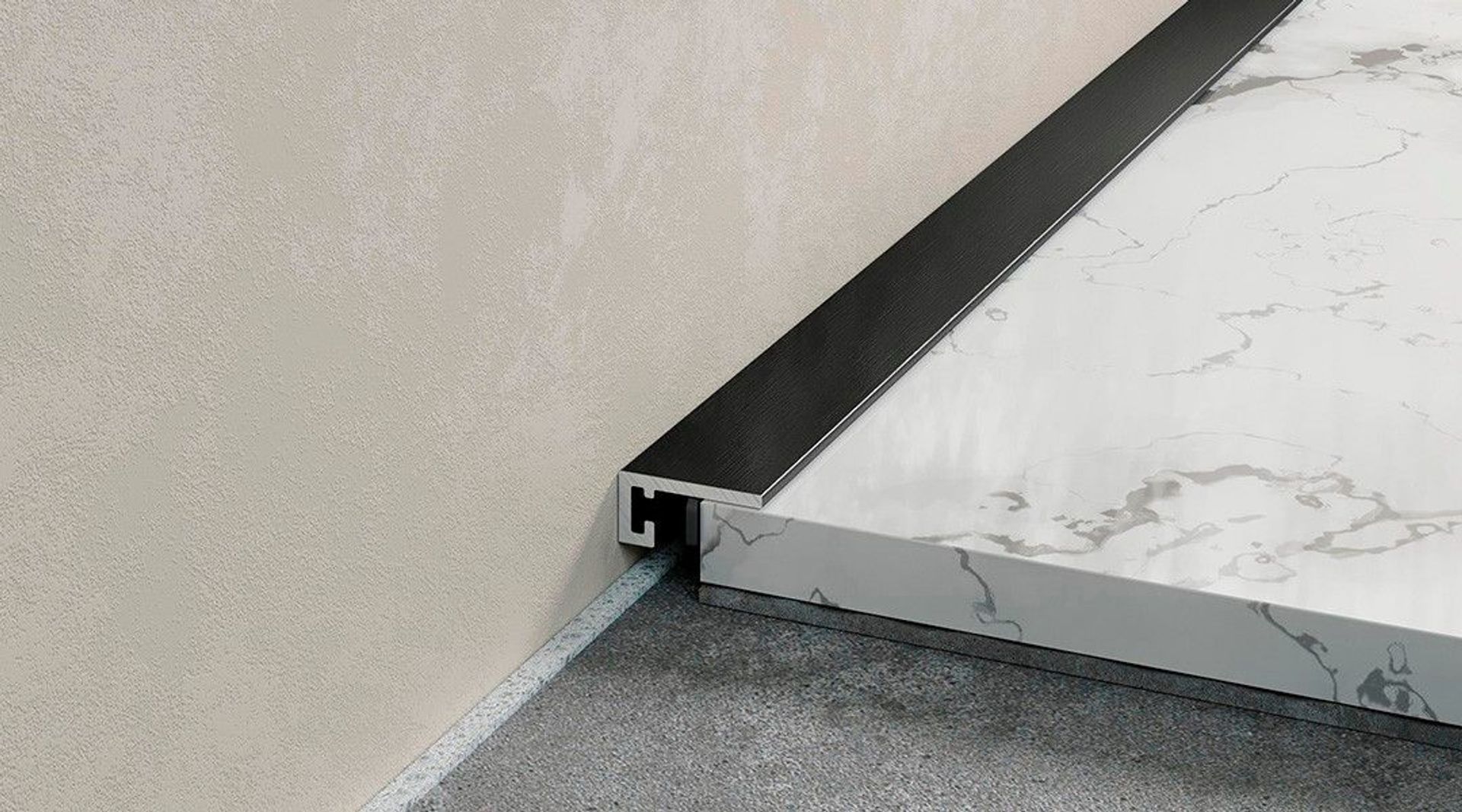 Алюминиевый микроплинтус 16мм МП16