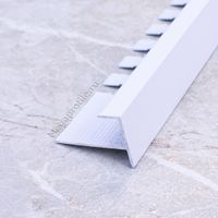 Алюмин. F-обр. профиль ПФ10 белый/муар 2,7м, шт.